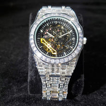 Load image into Gallery viewer, Diamond Skeleton Mechanical Men&#39;s Watch
