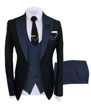 Load image into Gallery viewer, Custom Made 3-Piece  Smoking Blazer Casual Business Gentlemen Groom Suit
