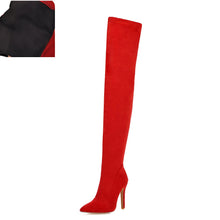 Load image into Gallery viewer, Woman Over the knee boots thin high heel sexy Party Boots
