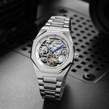 Load image into Gallery viewer, Luxury Automatic Mechanical Stainless Steel Men&#39;s  Fashion Business Skeleton Wristwatch
