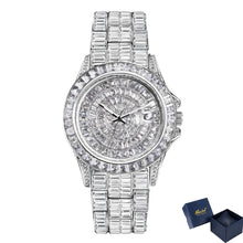 Load image into Gallery viewer, Men&#39;s Stainless Steel Automatic Date Quartz Wristwatch
