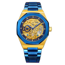 Load image into Gallery viewer, Luxury Automatic Mechanical Stainless Steel Men&#39;s  Fashion Business Skeleton Wristwatch
