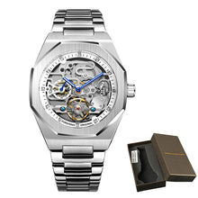 Load image into Gallery viewer, Luxury Automatic Mechanical Stainless Steel Men&#39;s  Fashion Business Skeleton Wristwatch
