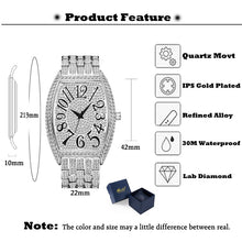 Load image into Gallery viewer, CZ Tonneau Men&#39;s Watch
