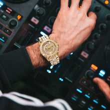 Load image into Gallery viewer, Men&#39;s Stainless Steel Automatic Date Quartz Wristwatch
