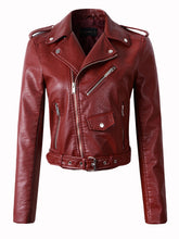 Load image into Gallery viewer, Winter Autumn Motorcycle Leather Jackets
