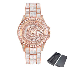 Load image into Gallery viewer, Men&#39;s Stainless Steel Automatic Date Quartz Wristwatch
