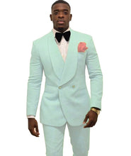 Load image into Gallery viewer, White Tuxedos Shawl Lapel Suits 2PCS
