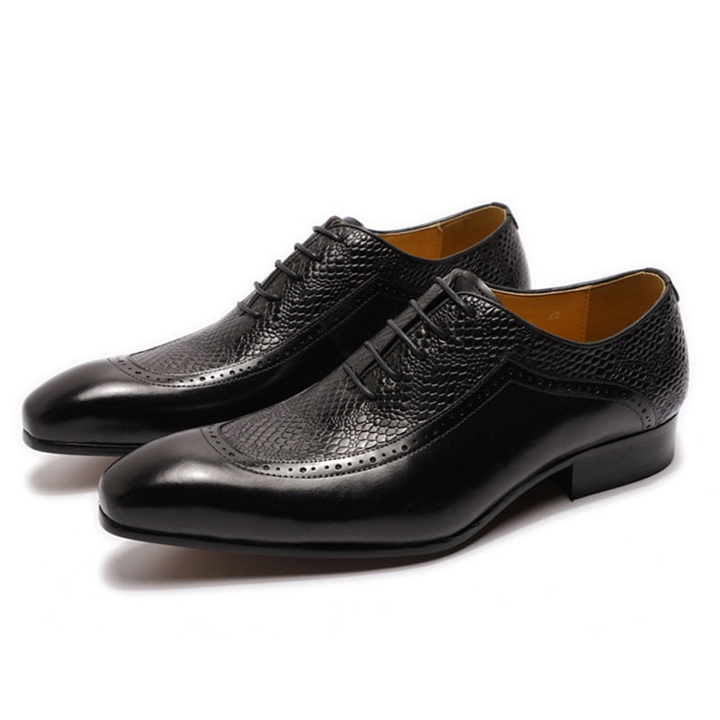 Men's Dress Shoes Genuine Leather