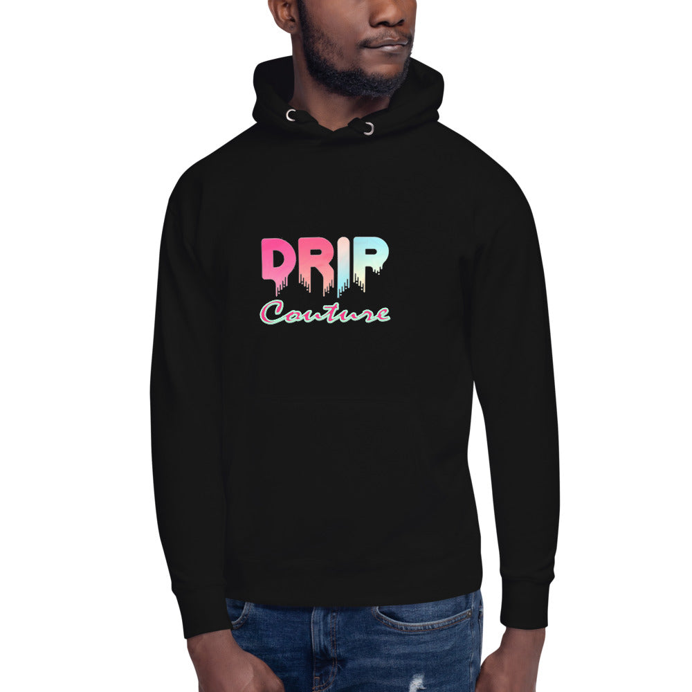 DRIP COUTURE FUSCHIA AQUA Unisex Hoodie