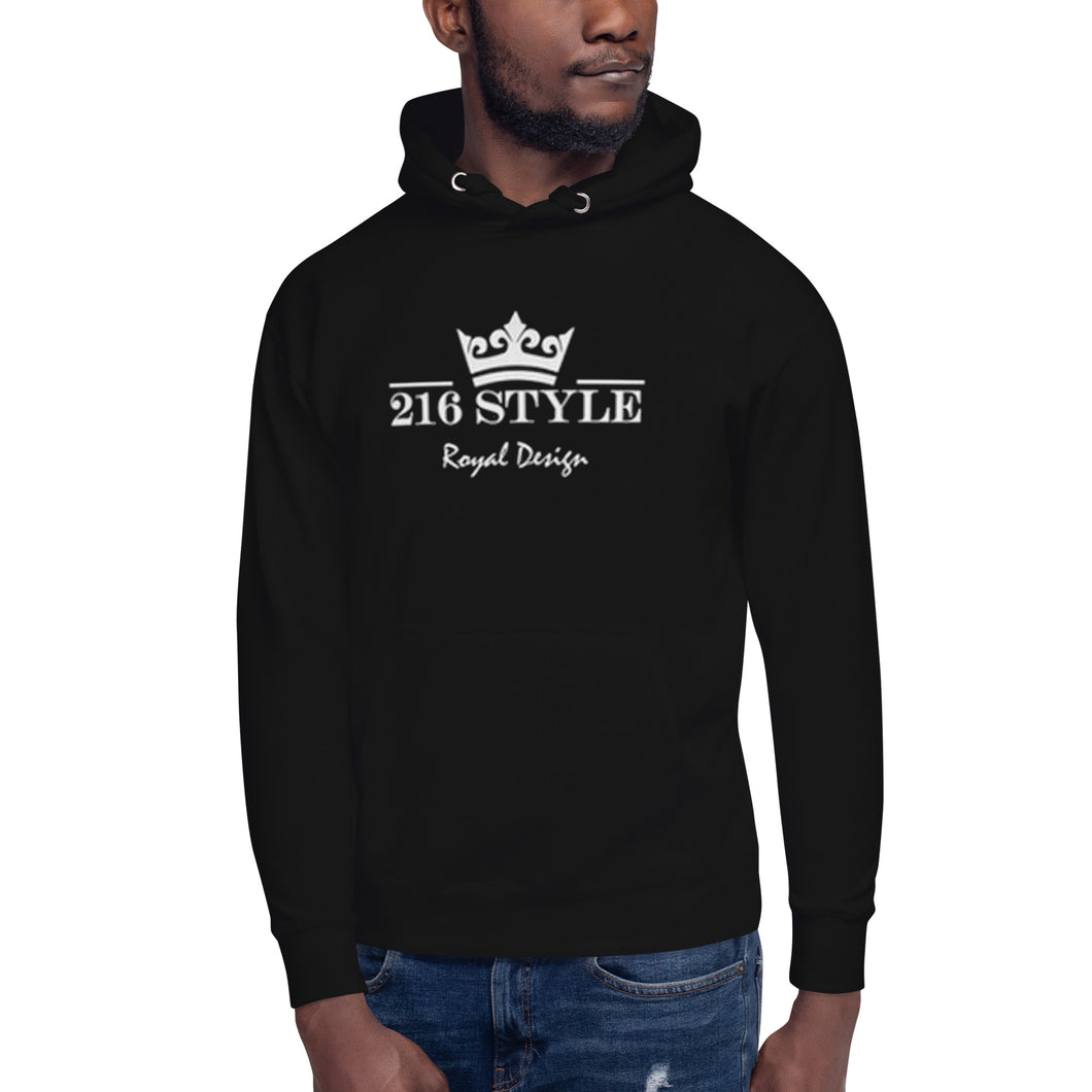 216 STYLE BLACK HOODIE