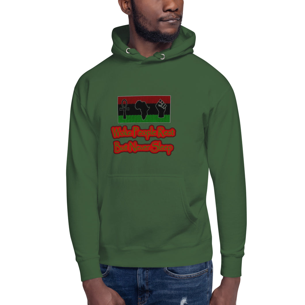 WOKE GREEN HOODIE