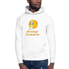 Load image into Gallery viewer, SAY LESS HOODIE (WHITE, SKY BLUE)
